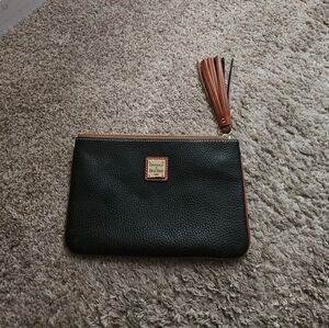 Dooney & Bourke Black and Brown CLUTCH